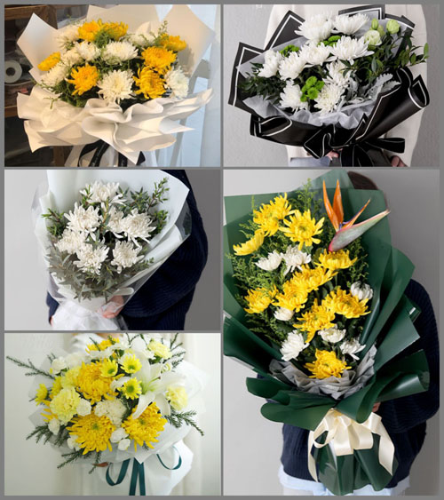 贵州毕节市大方县羊场镇龙井村白事花束代送